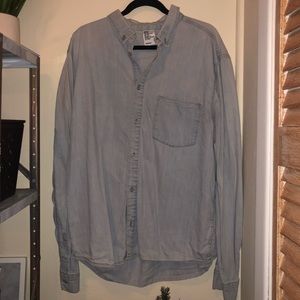 H&M Oversized Slouchy Denim Button Up